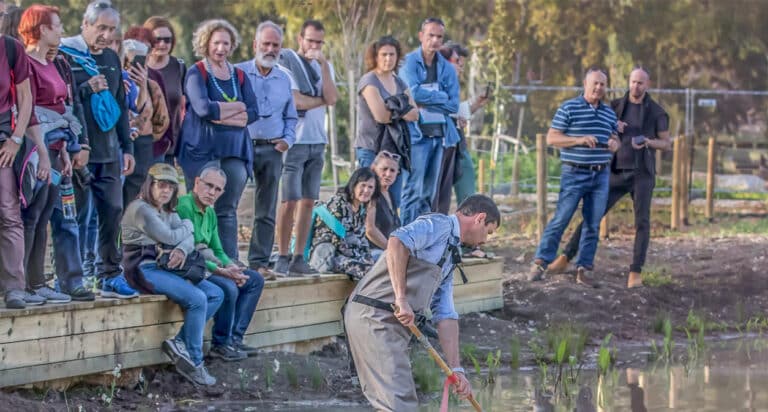 אנשים מביטים במדריך שולה משהו מהמם